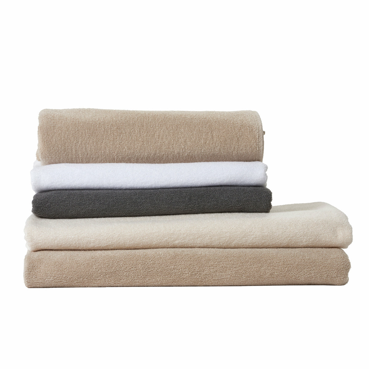 Abyss Spa Bath Towels Stack Folded Fine Linens