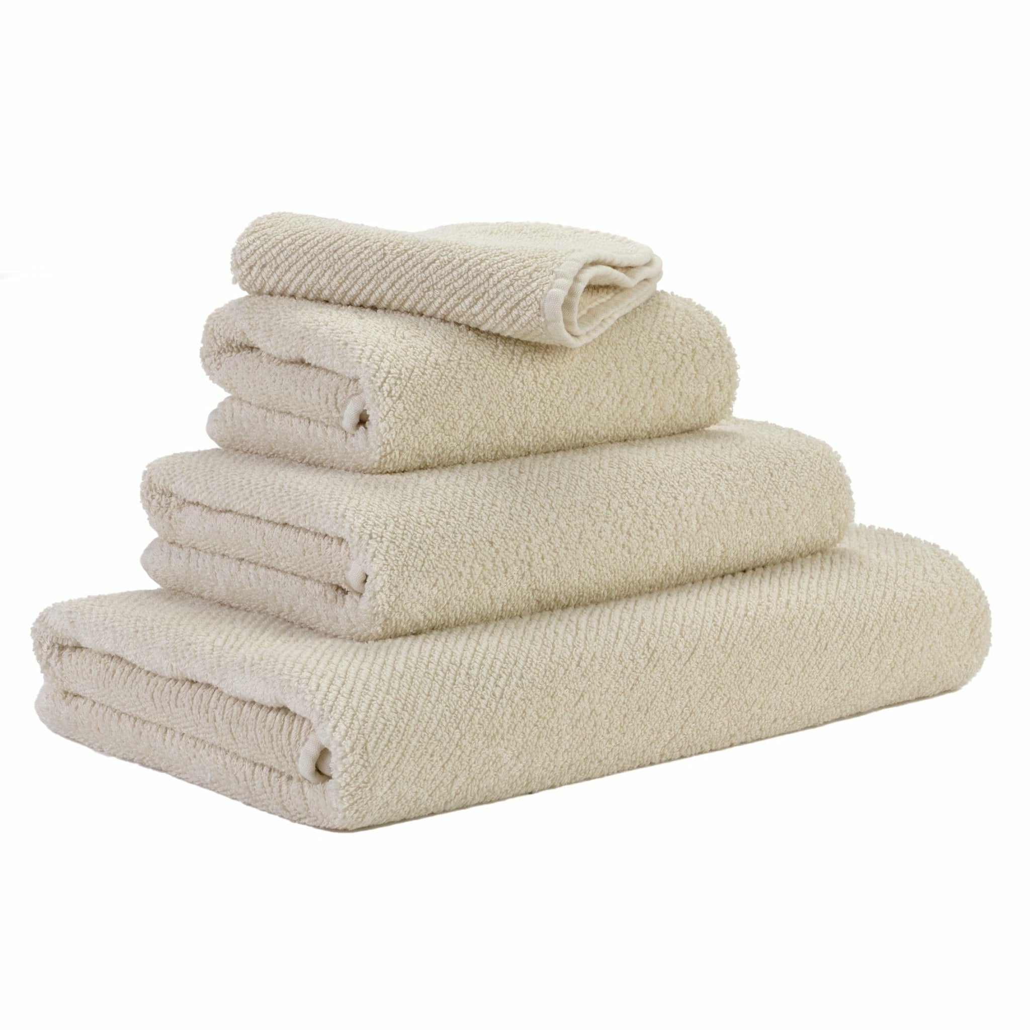 Abyss Super Twill Bath Towels - White