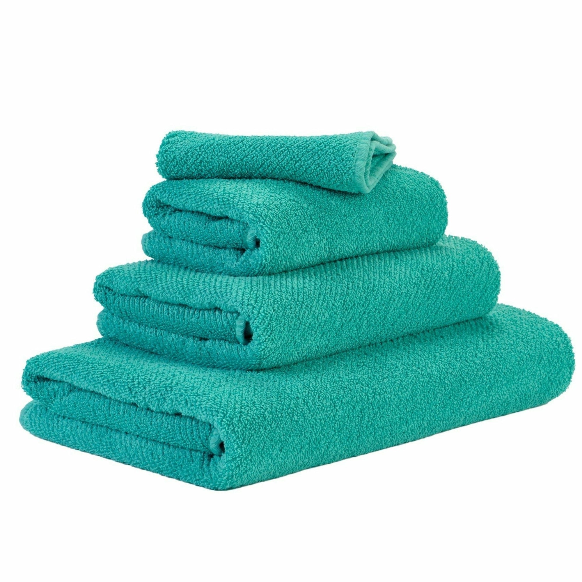 Abyss Twill Bath Towels Lagoon Fine Linens 