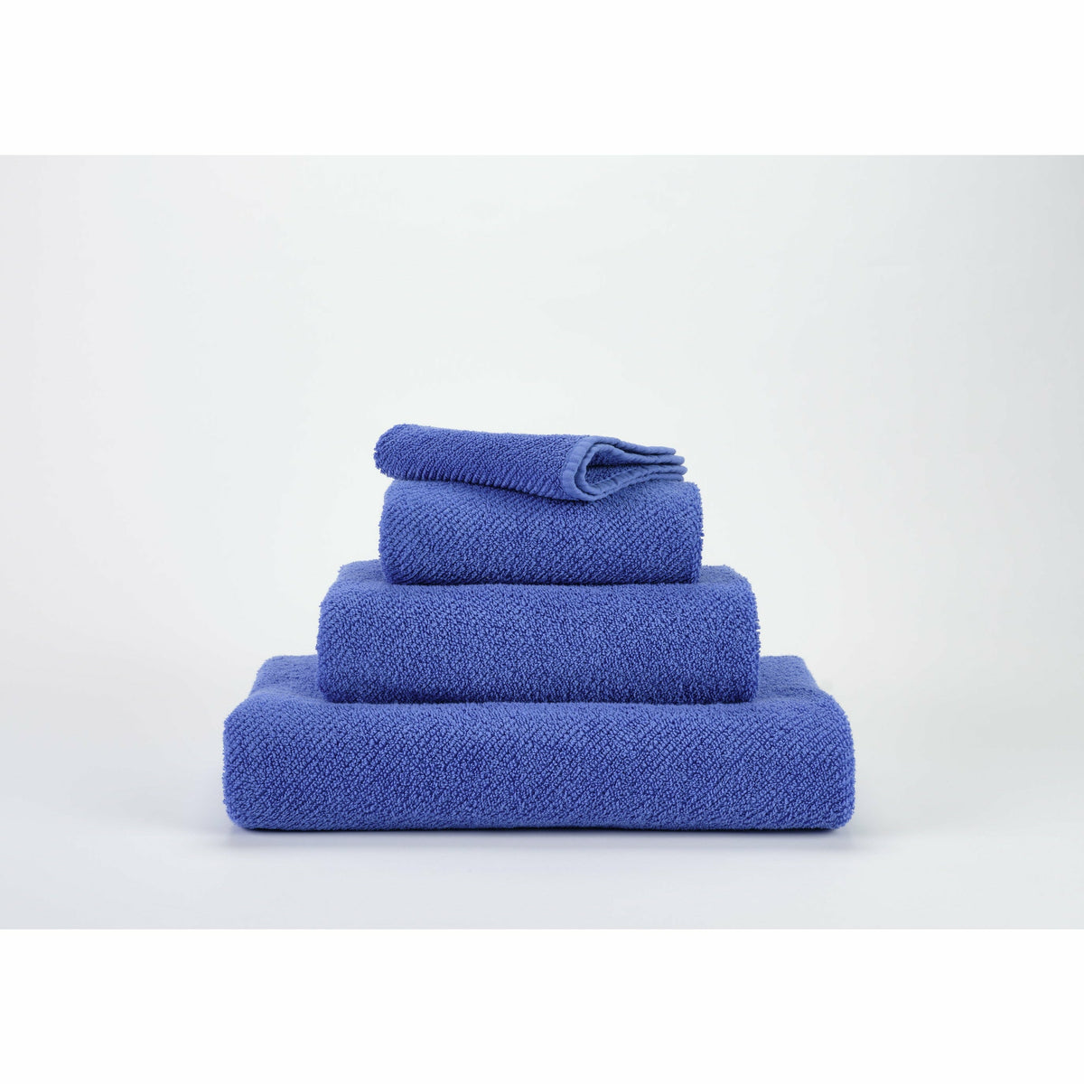 Abyss Twill Bath Towels Stack Marina Fine Linens 