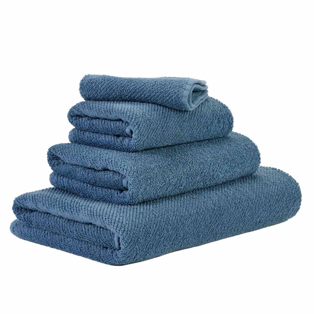 Abyss Twill Bath Towels Bluestone (306) Fine Linens