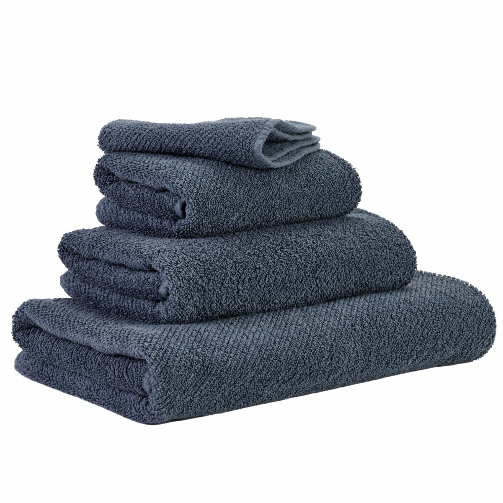 Abyss Twill Bath Towels Denim (307) Fine Linens