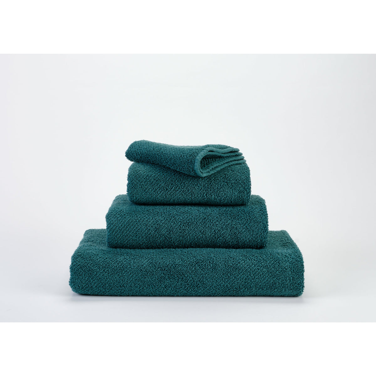Abyss Twill Bath Towels Stack Duck (320) Fine Linens