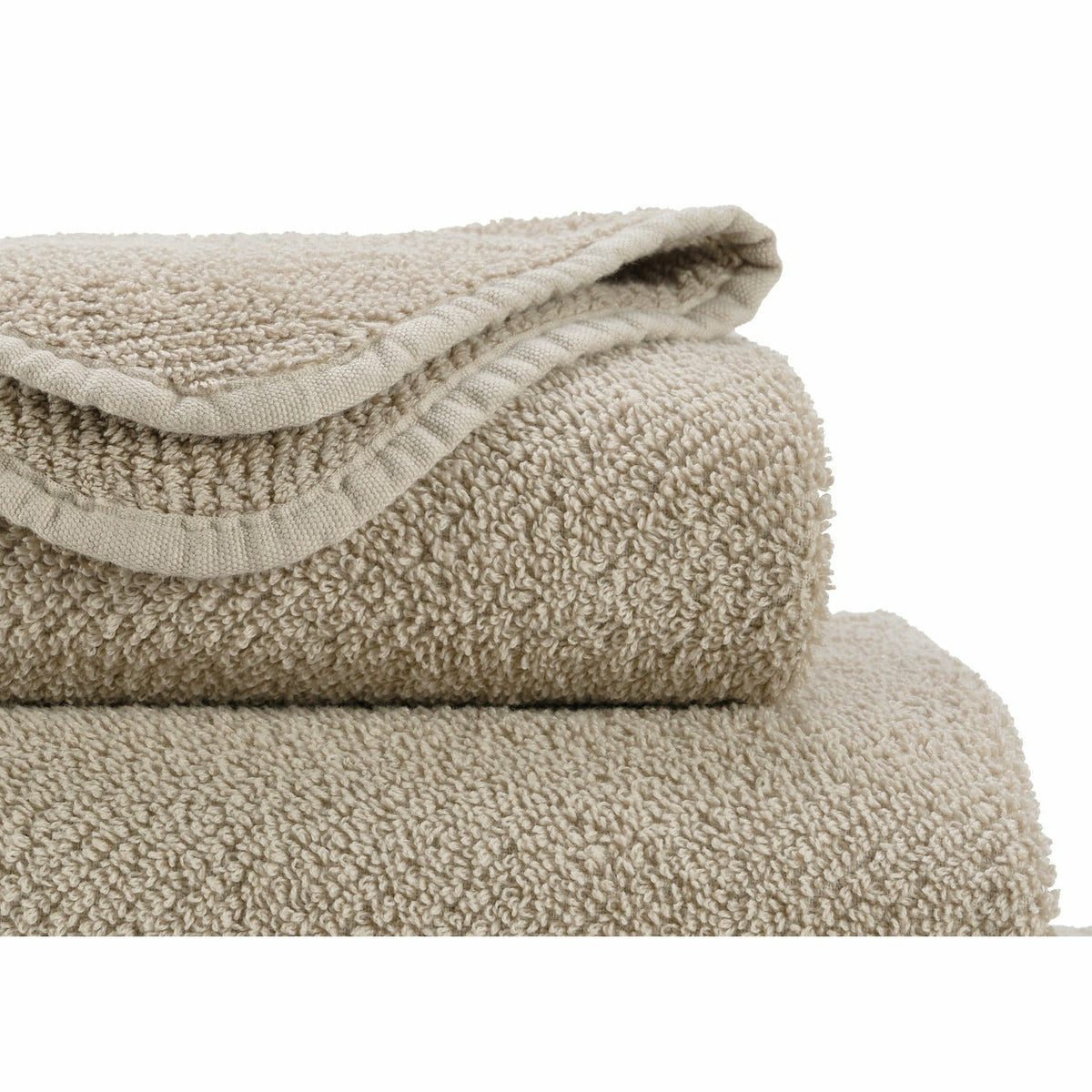 Abyss Twill Bath Towels Close Up Linen Fine Linens