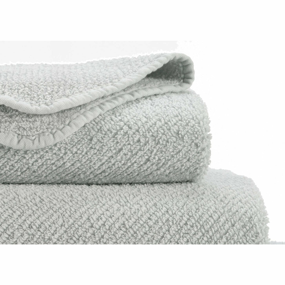 Abyss Twill Bath Towels Close Up Perle Fine Linens