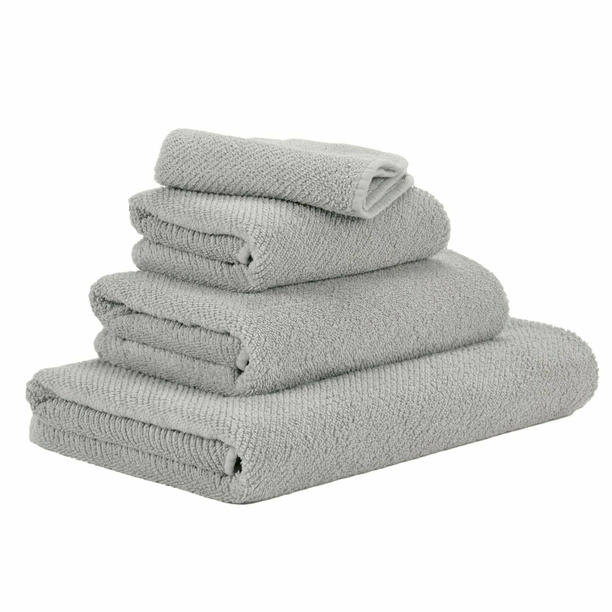 Abyss Twill Bath Towels Platinum Fine Linens