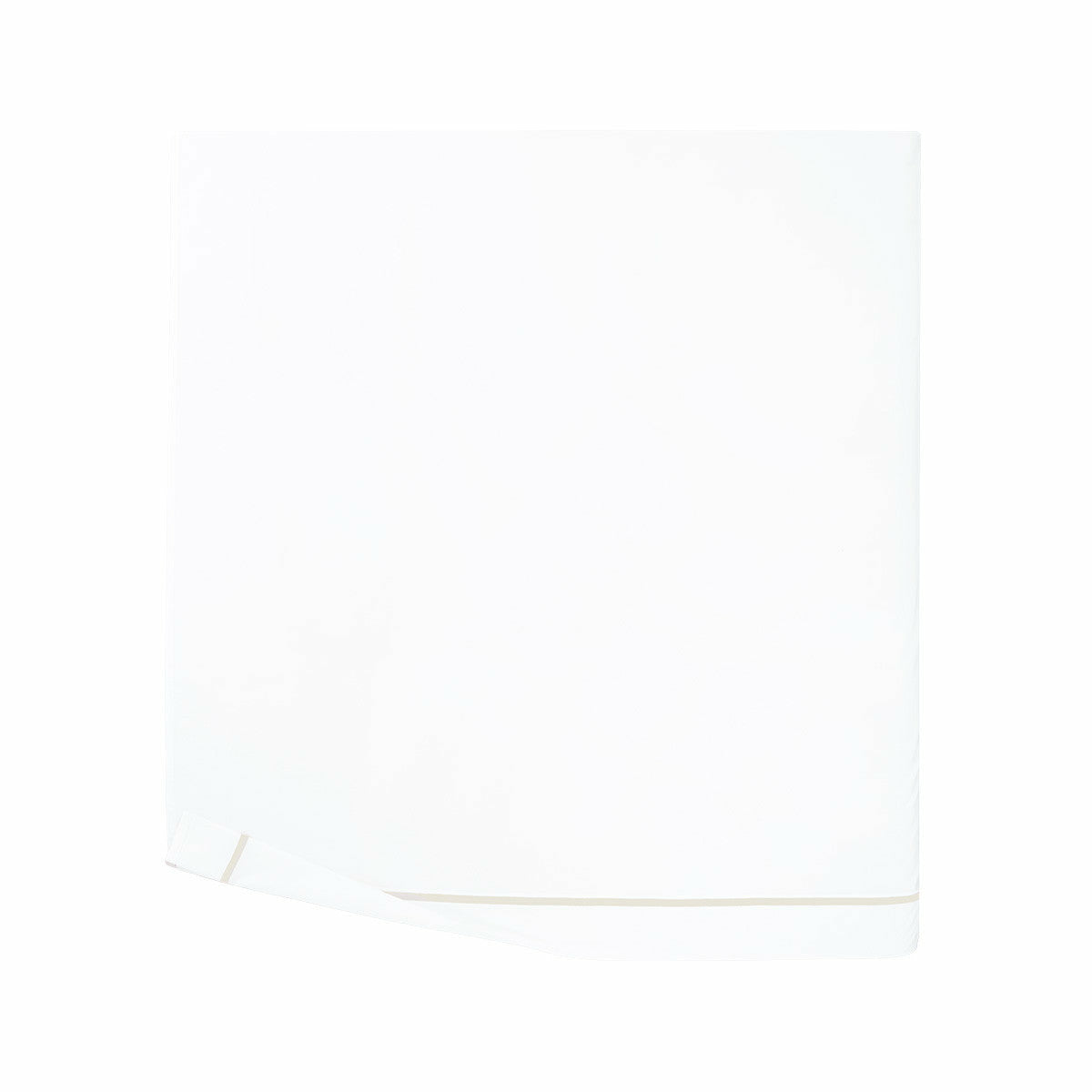 Yves Delorme Athena Bedding Flat Sheet Nacre Fine Linens