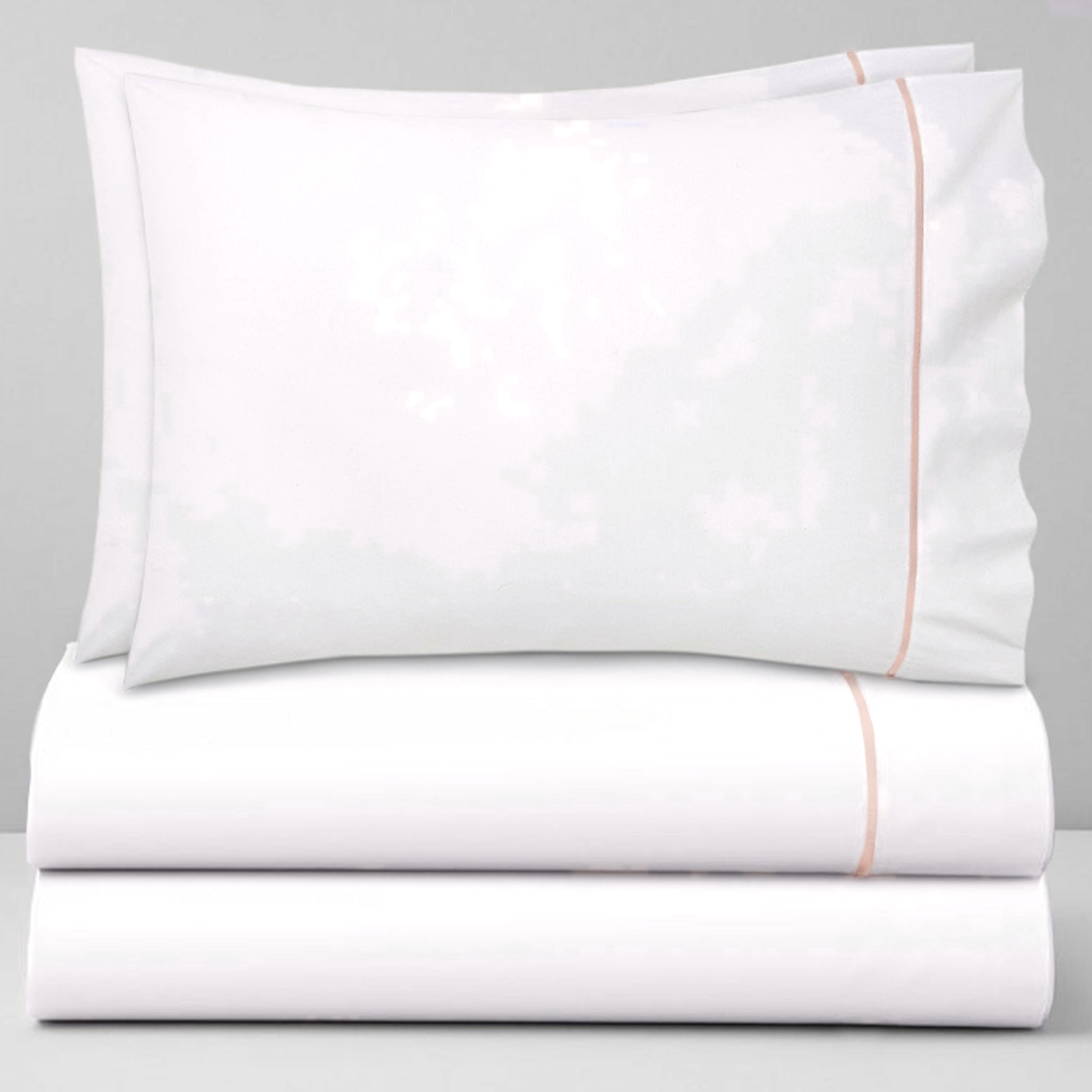 Sheet Set of Yves Delorme Athena Bedding in Poudre Color
