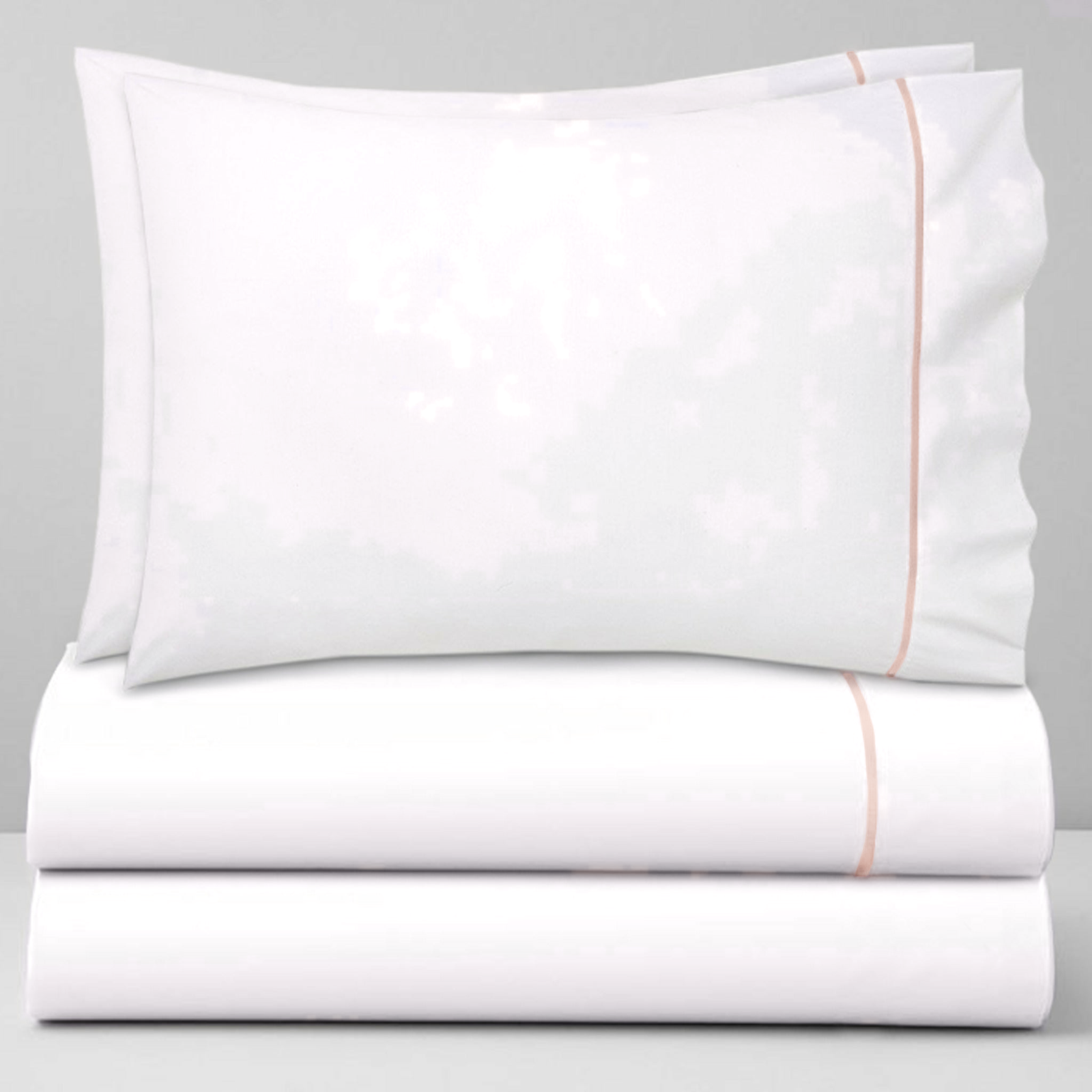 Sheet Set of Yves Delorme Athena Bedding in Poudre Color