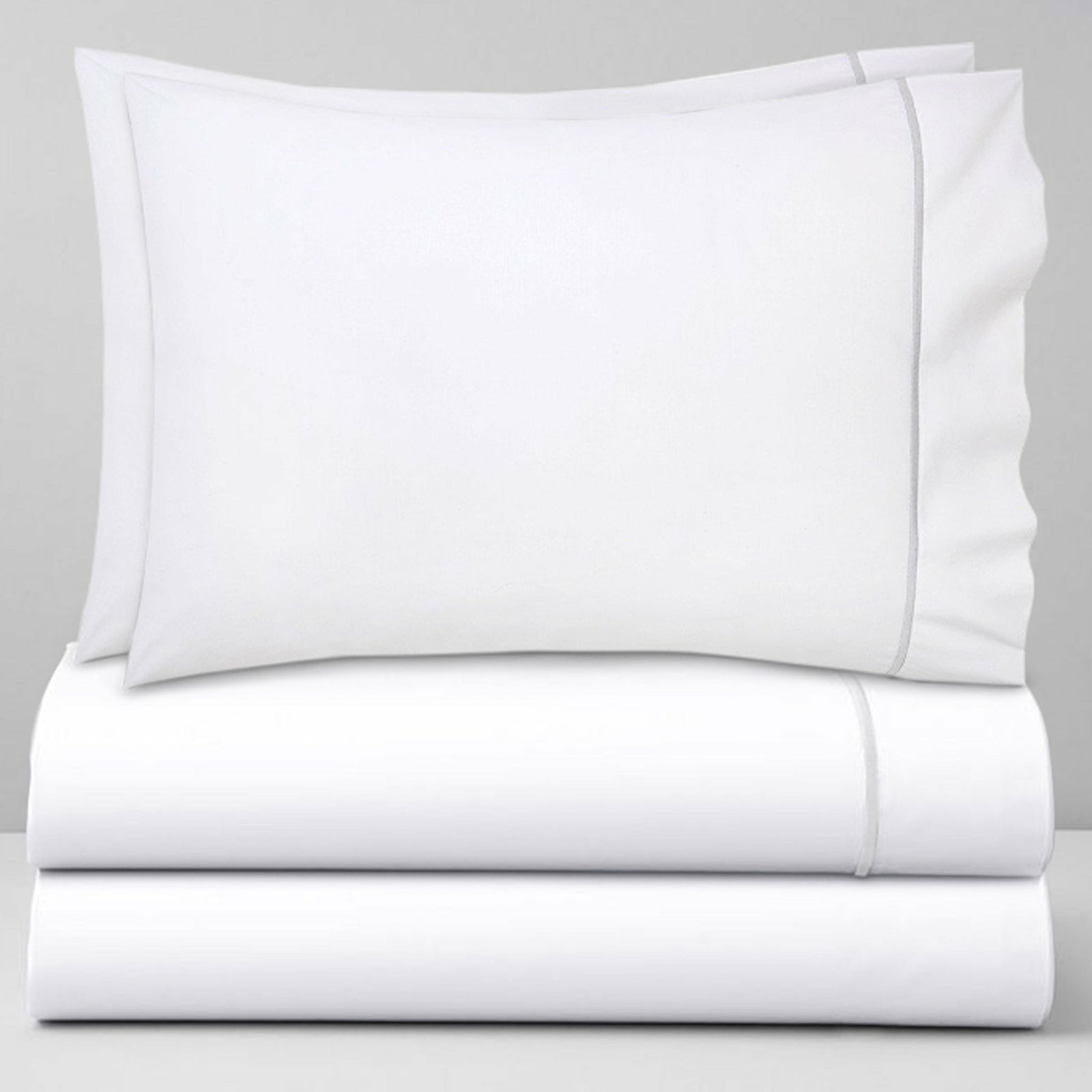 Yves Delorme Athena Sheet Sets Main Silver Fine Linens