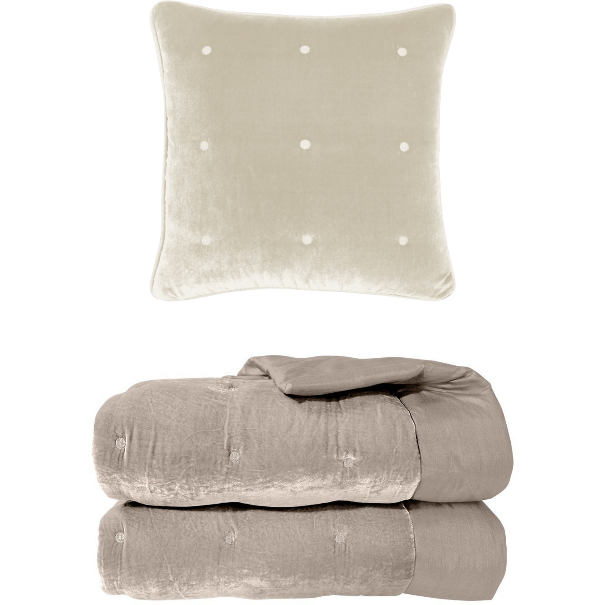 Yves Delorme Cocon Counterpane and Decorative Pillow Main Pierre Fine Linens