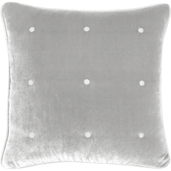 Yves Delorme Cocon Counterpane and Decorative Pillow Silo Platine Fine Linens