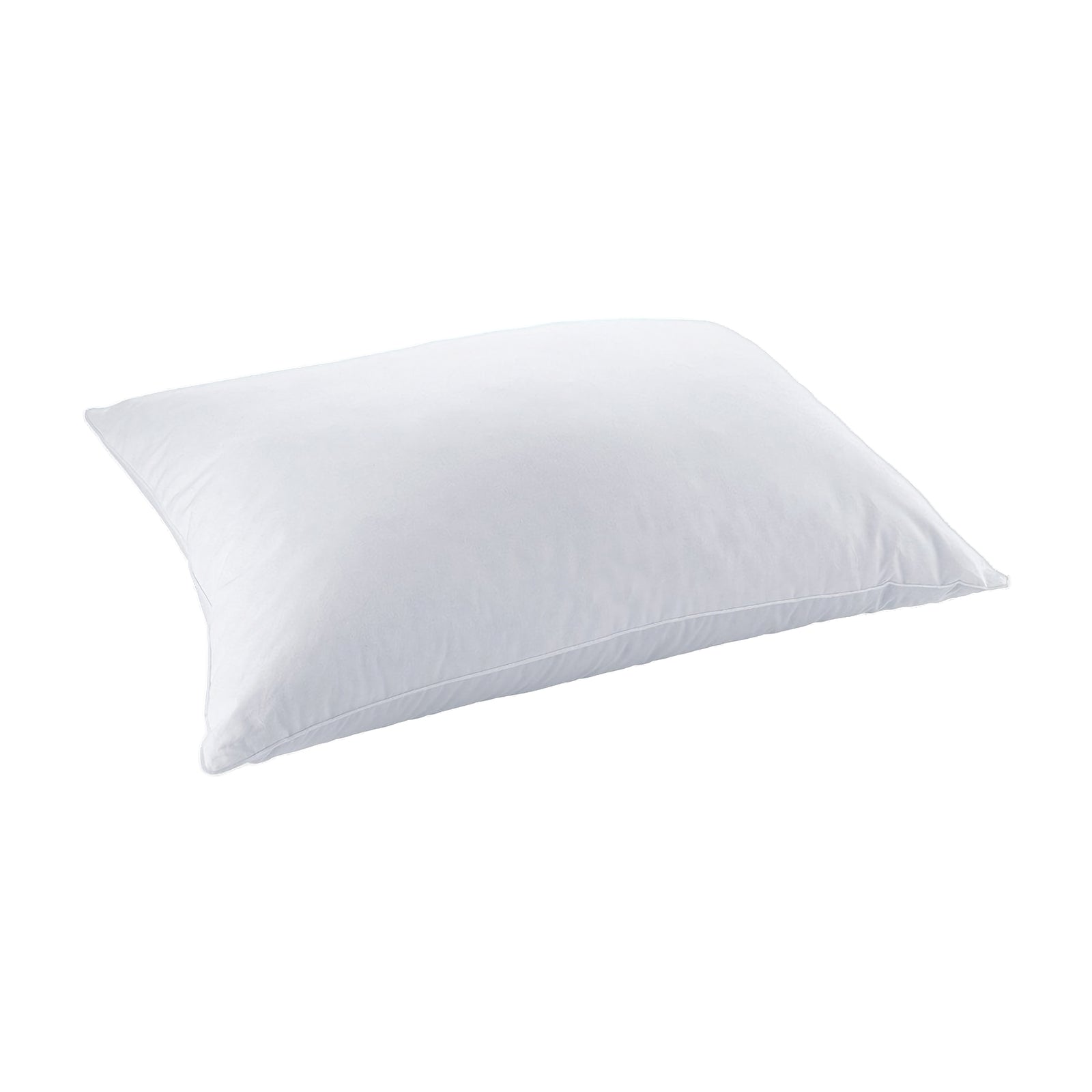 Yves Delorme Down & Feather 3 Chamber Pillows Firm Weight floating against white background