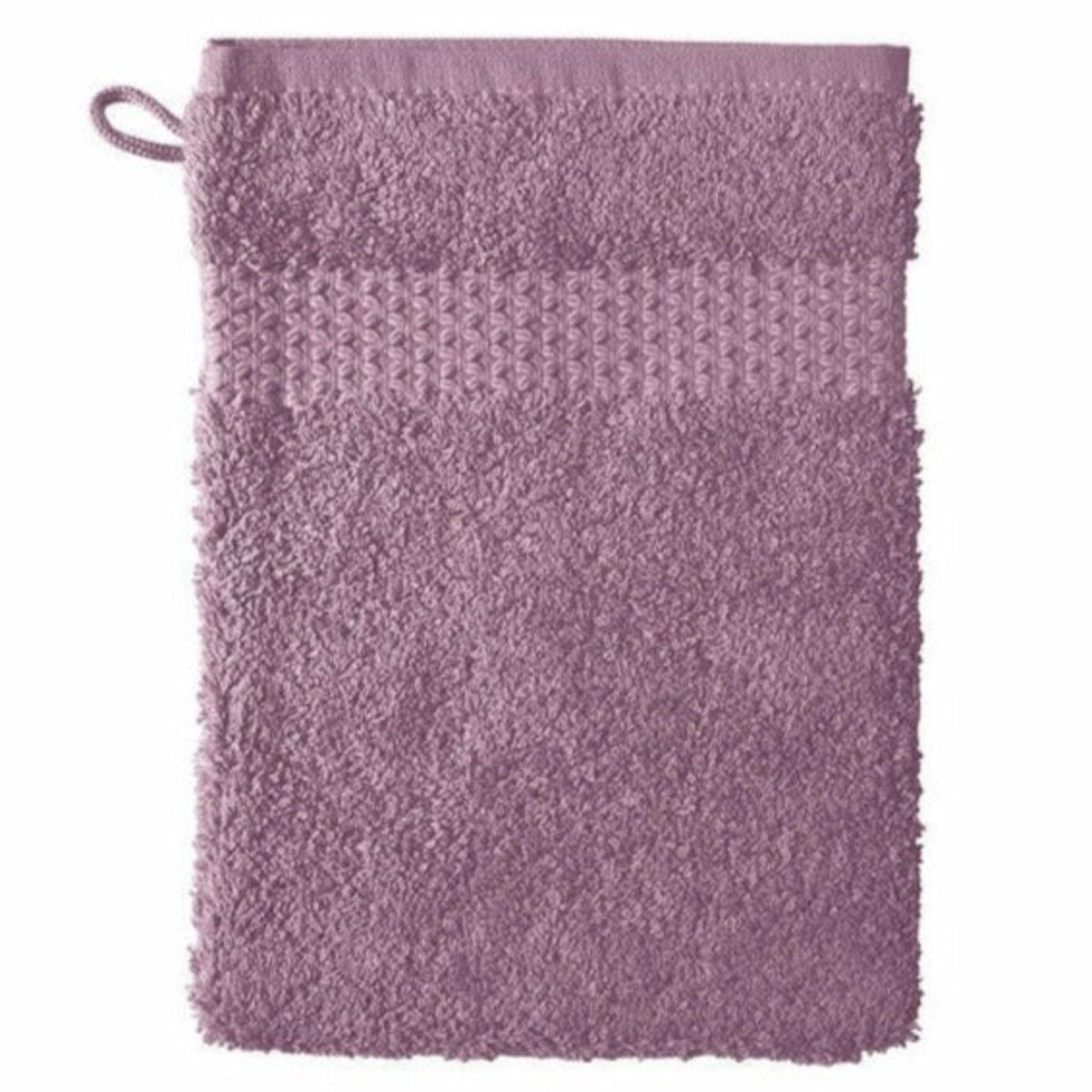 Yves Delorme Etoile Bath Towels and Mats Bath Mitt Lila Fine Linens