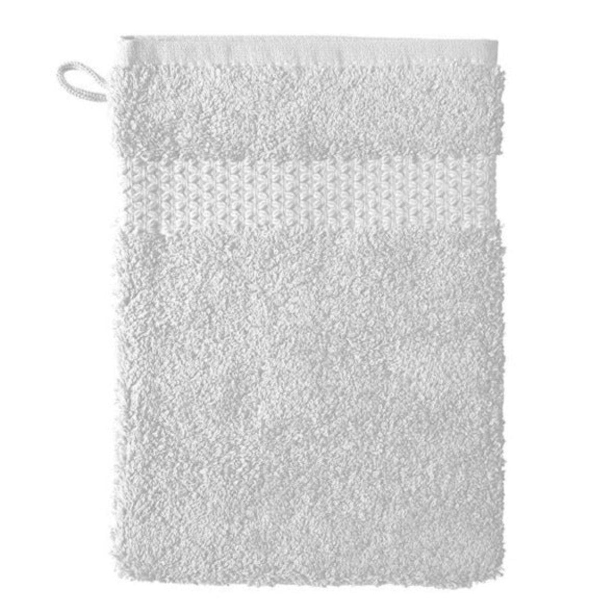 Bath Mitt of Yves Delorme Etoile Bath Collection in Silver Color