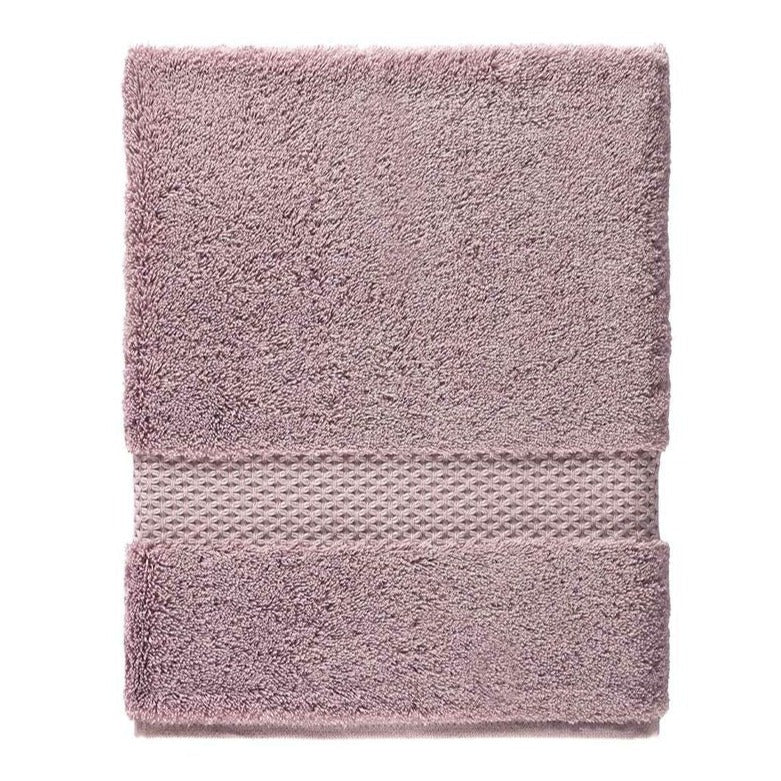 Folded Washcloth of Yves Delorme Etoile Bath Collection in Lila Color