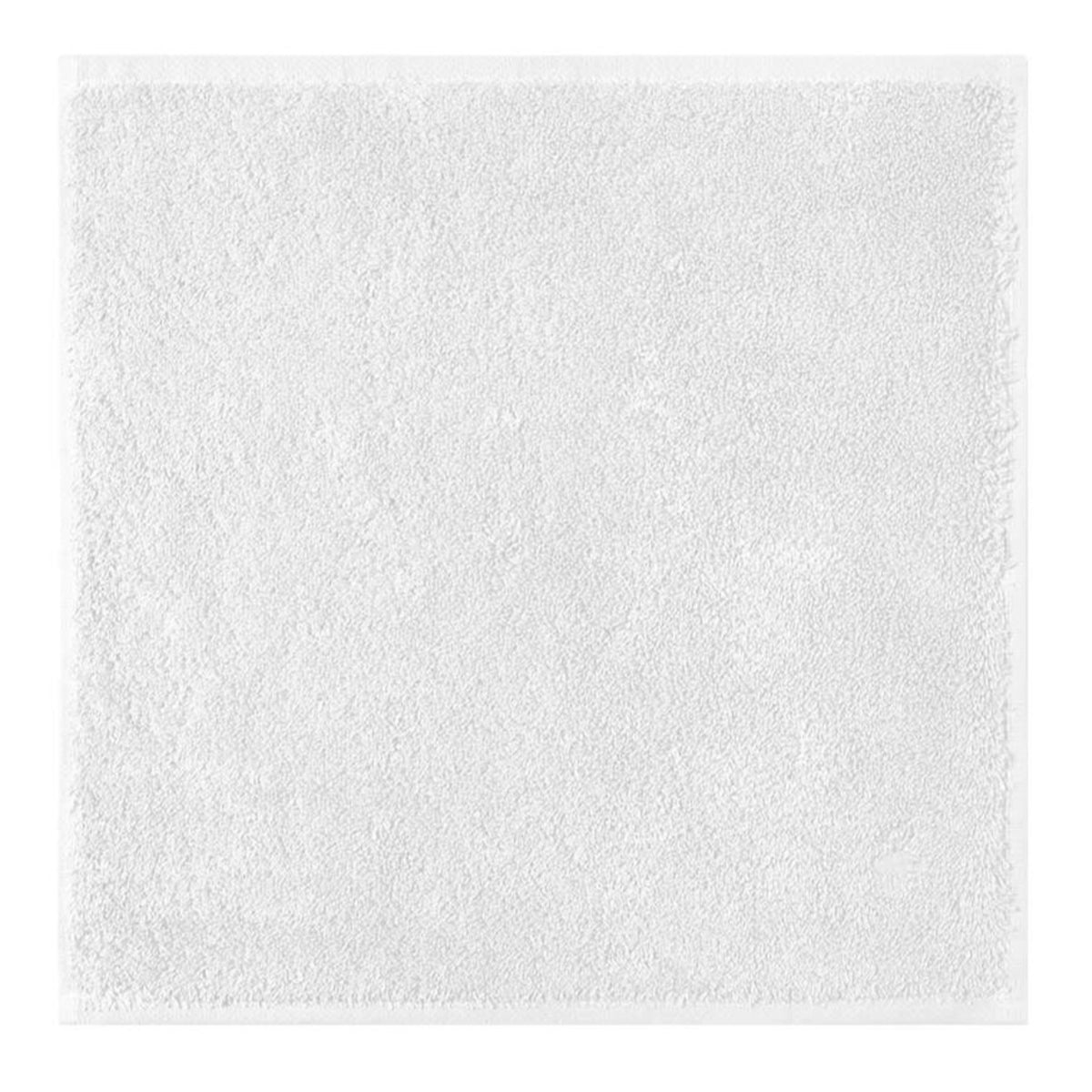 Washcloth of Yves Delorme Etoile Bath Collection in Blanc Color