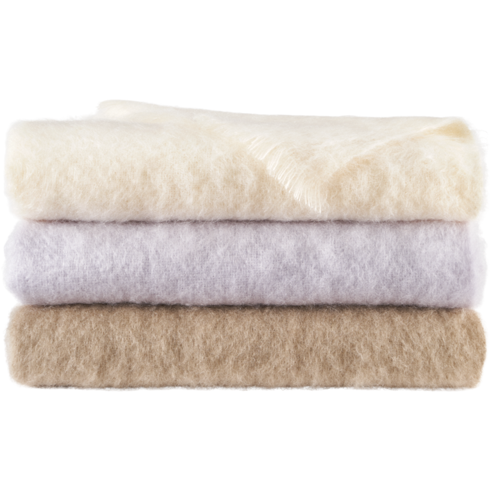 Yves Delorme Mohair Throw - Sable Yves Delorme Mohair Throw - Sable