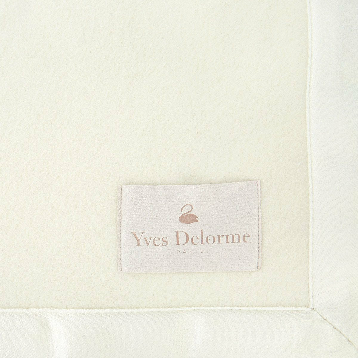 Yves Delorme Nymphe Blanket Swatch Nacre Fine Linens