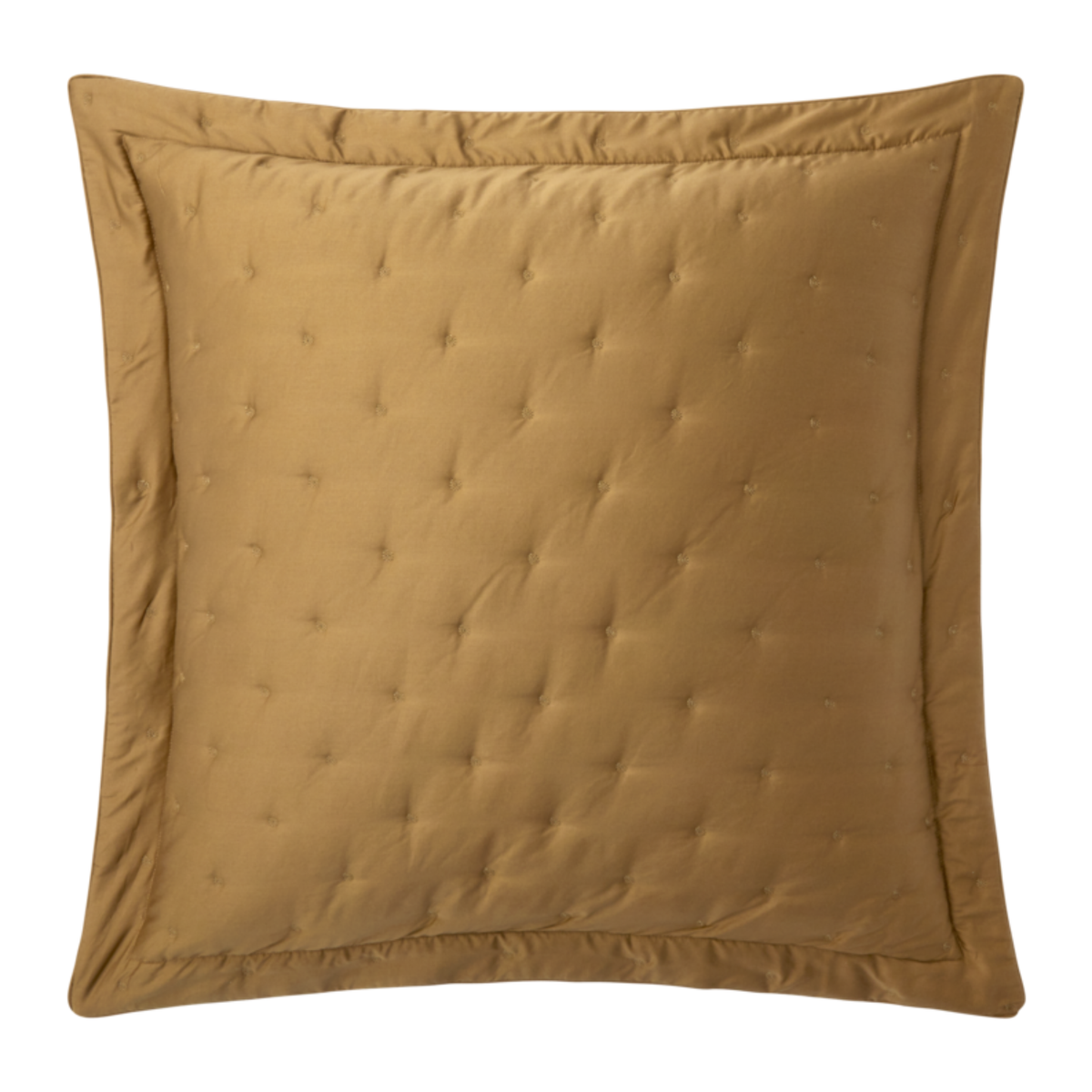 Euro Sham of Yves Delorme Quilted Triomphe Bedding in Bronze Color