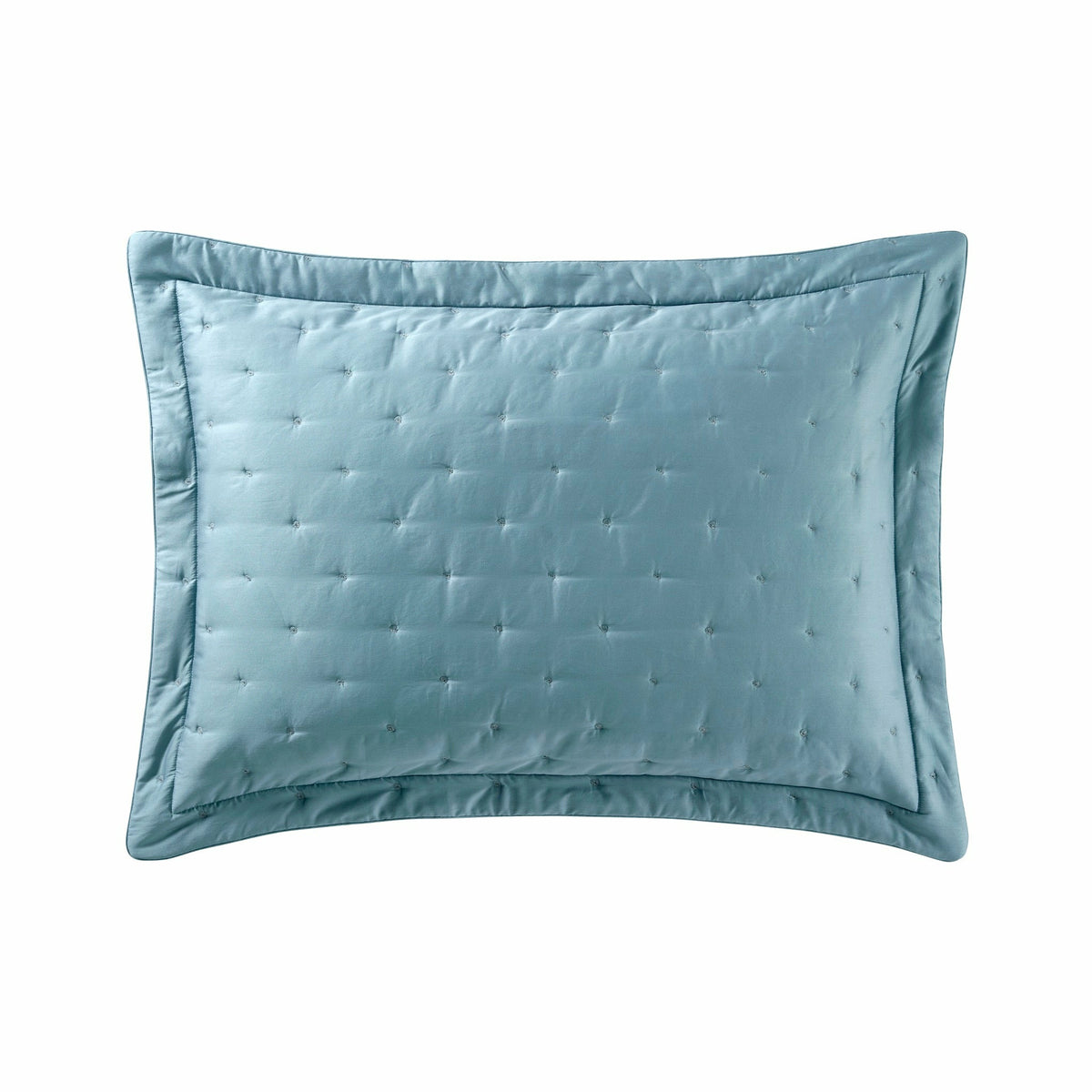 Yves Delorme Triomphe Bedding Quilted Standard Sham Fjord Fine Linens