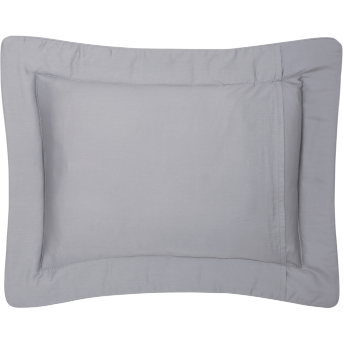 Yves Delorme Triomphe Quilted Bedding Sham Back Platine Fine Linens