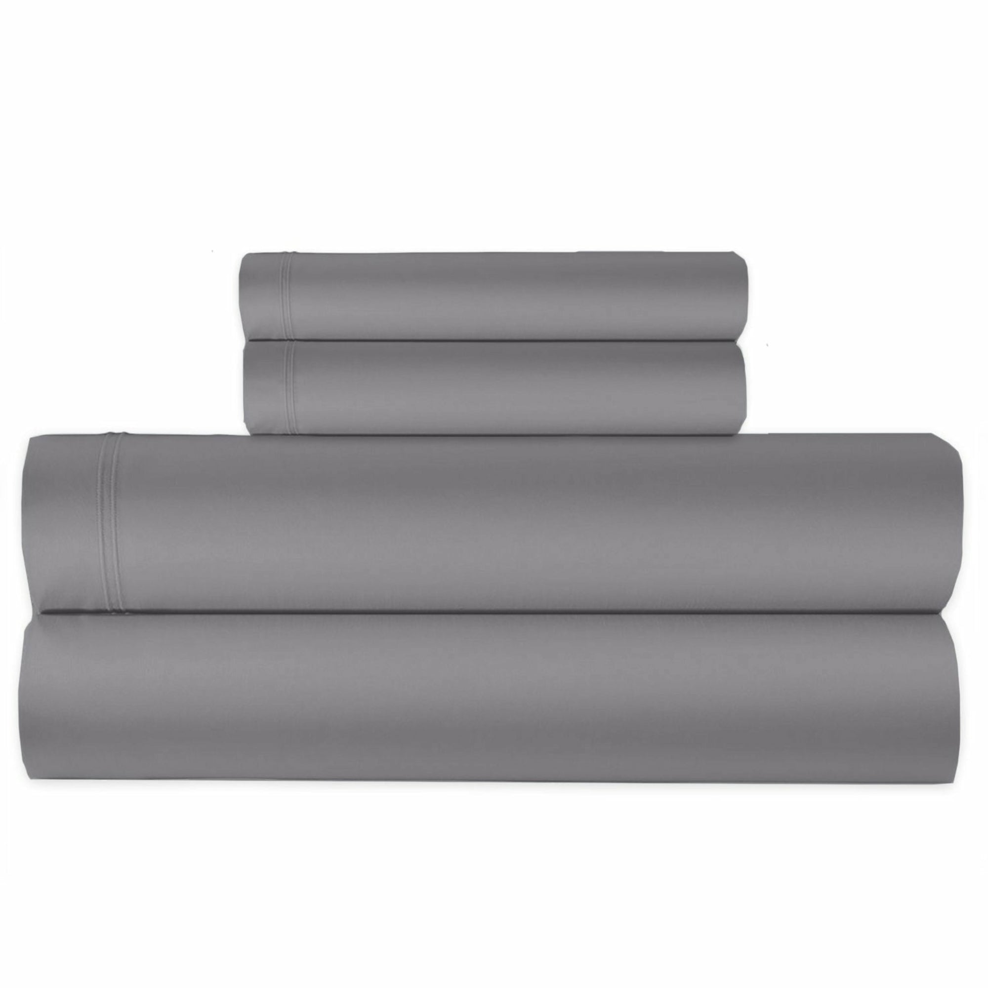 Yves Delorme Triomphe Sheet Set Platine Main Fine Linens