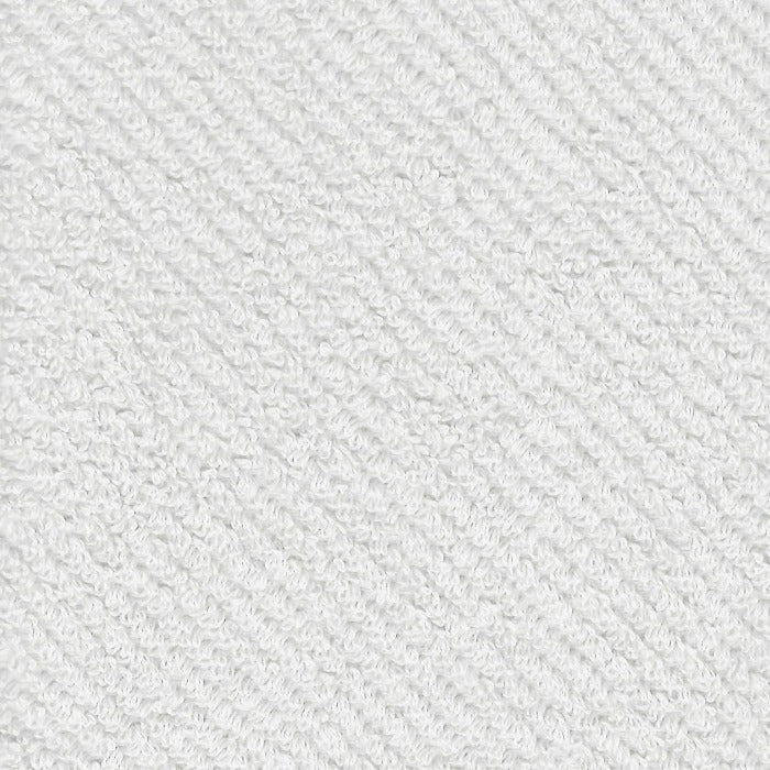 Abyss Twill Bath Towels Swatch White Fine Linens 
