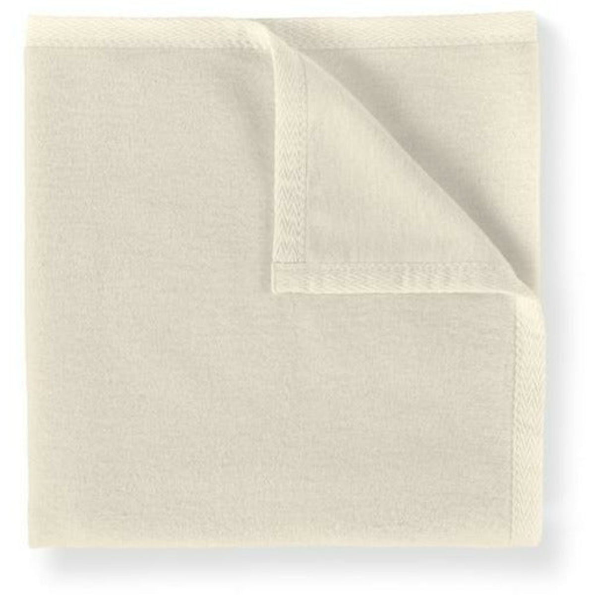 Peacock Alley All Seasons Cotton Baby Blanket Natural  Fine Linens