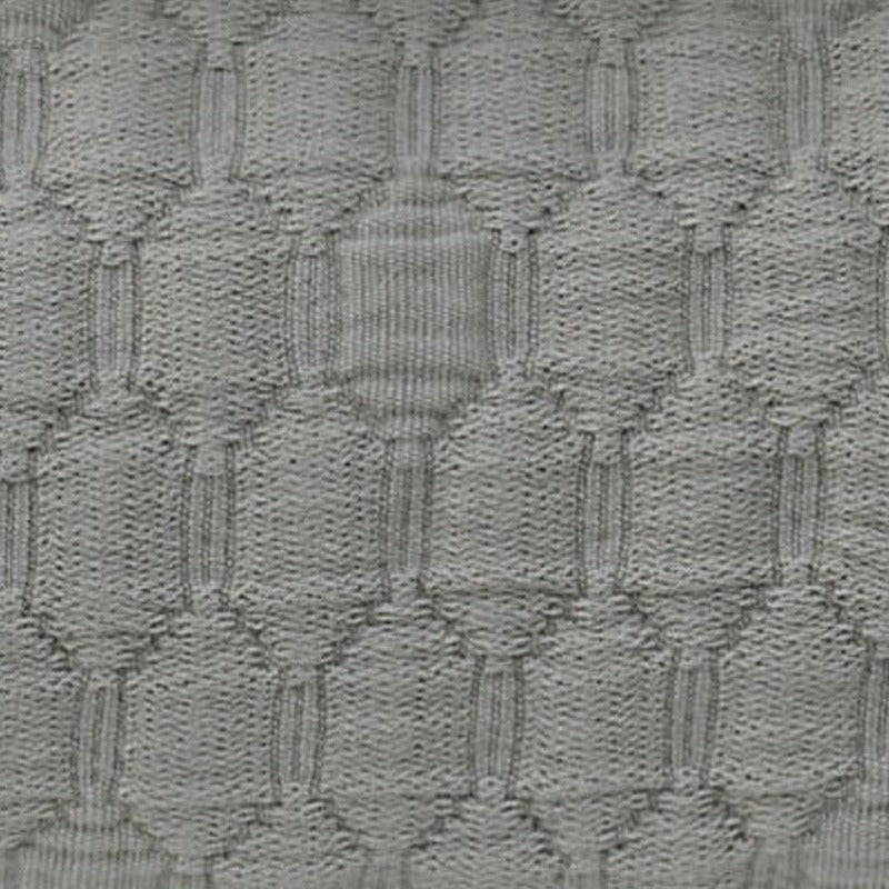 BOVI Simply Cotton Matelassé and Shams Main Grey Fine Linens