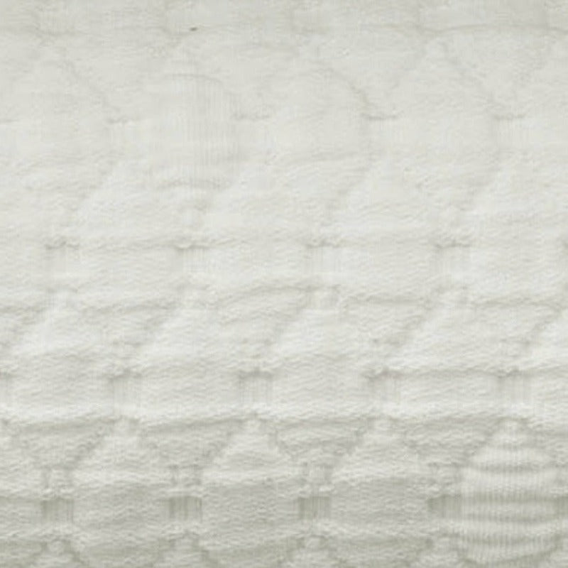 BOVI Simply Cotton Matelassé and Shams Main Ivory Fine Linens