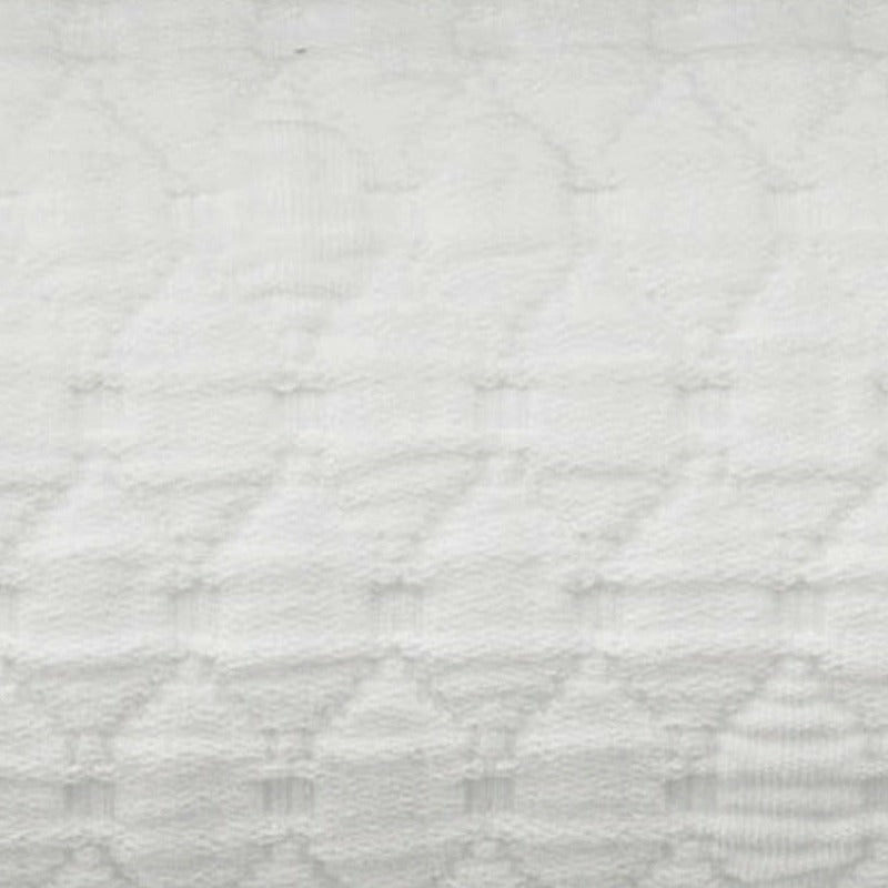 BOVI Simply Cotton Matelassé and Shams Swatch White Fine Linens