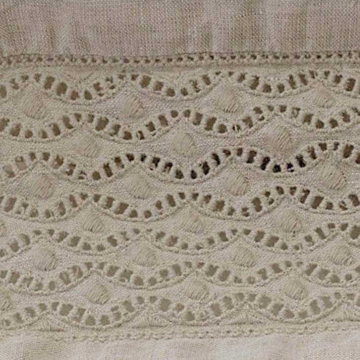 BOVI Vintage Linen Bedding Swatch Flax Fine Linens