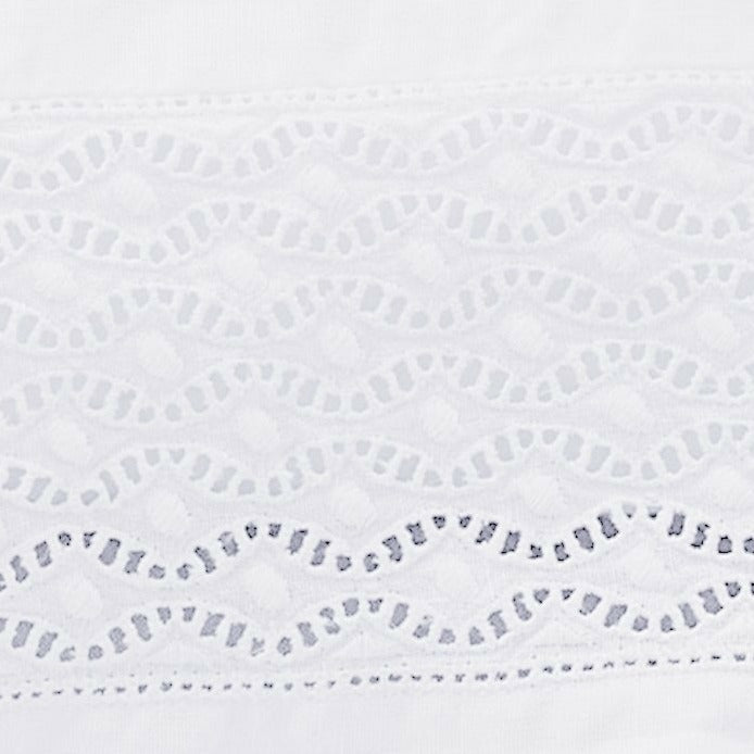 BOVI Vintage Linen Bedding Swatch White Fine Linens