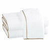 Matouk Cairo Bath Towels and Mats - White/Linen featured image