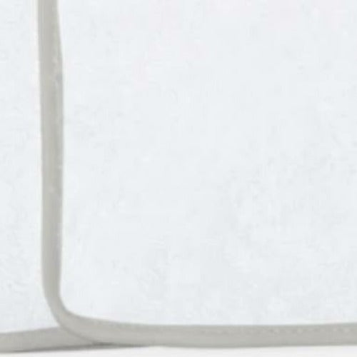 Matouk Cairo Bath Towels  White/Silver Fine Linens