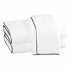 Matouk Cairo Bath Towels and Mats - White/Smoke Gray featured image