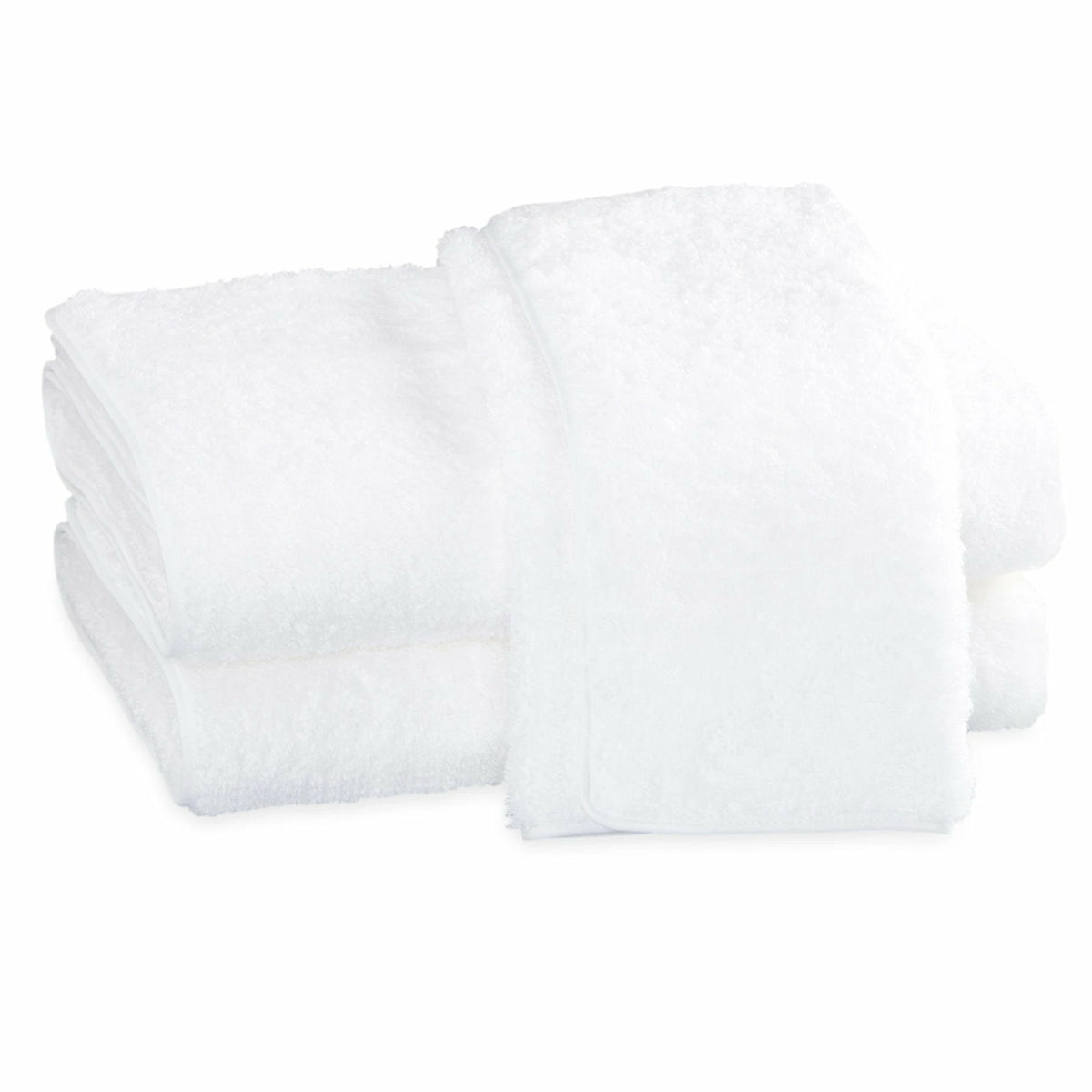 Matouk Cairo Bath Towels  White/White