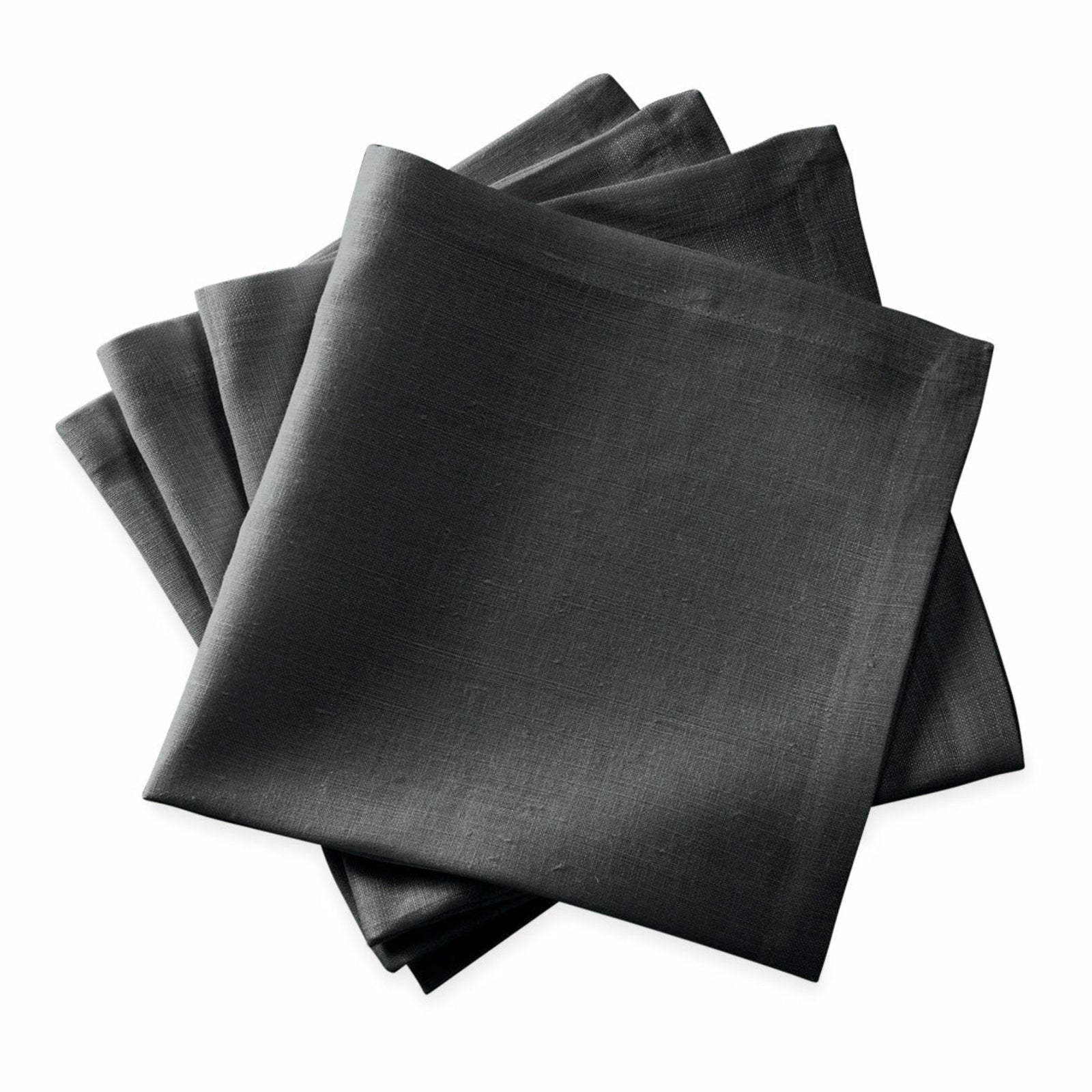 Matouk Chamant Table Linens Charcoal Fine Linens