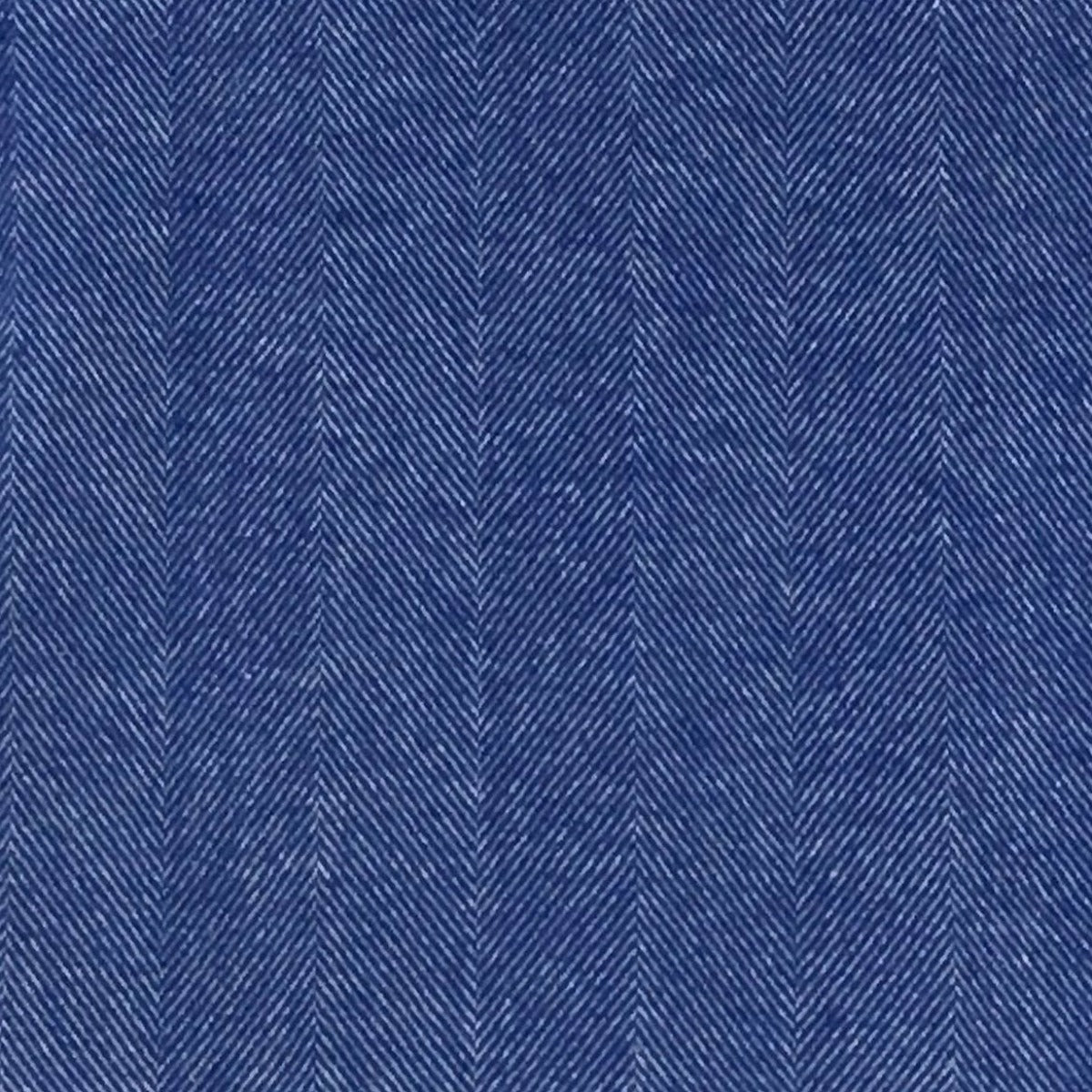 Alashan Adirondack Herringbone Throw Main Regatta Blue Fine Linens