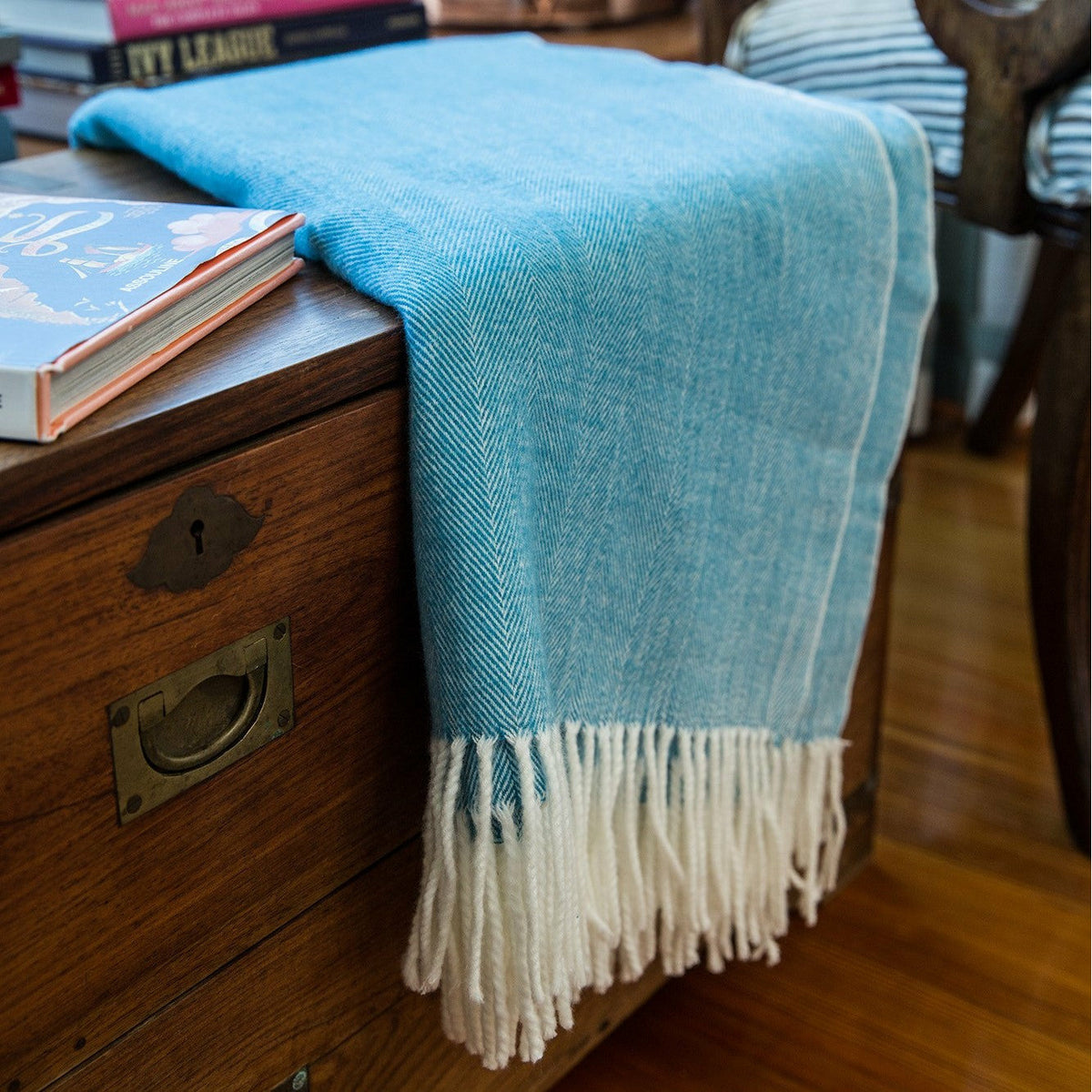 Alashan Adirondack Herringbone Throw Lifestyle 2 Fine Linens