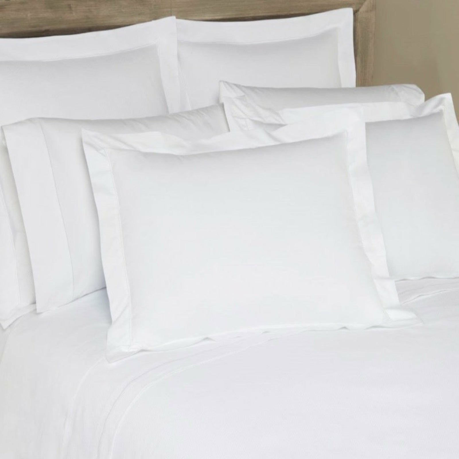 Home Treasures Perla Percale Bedding White  Fine Linens