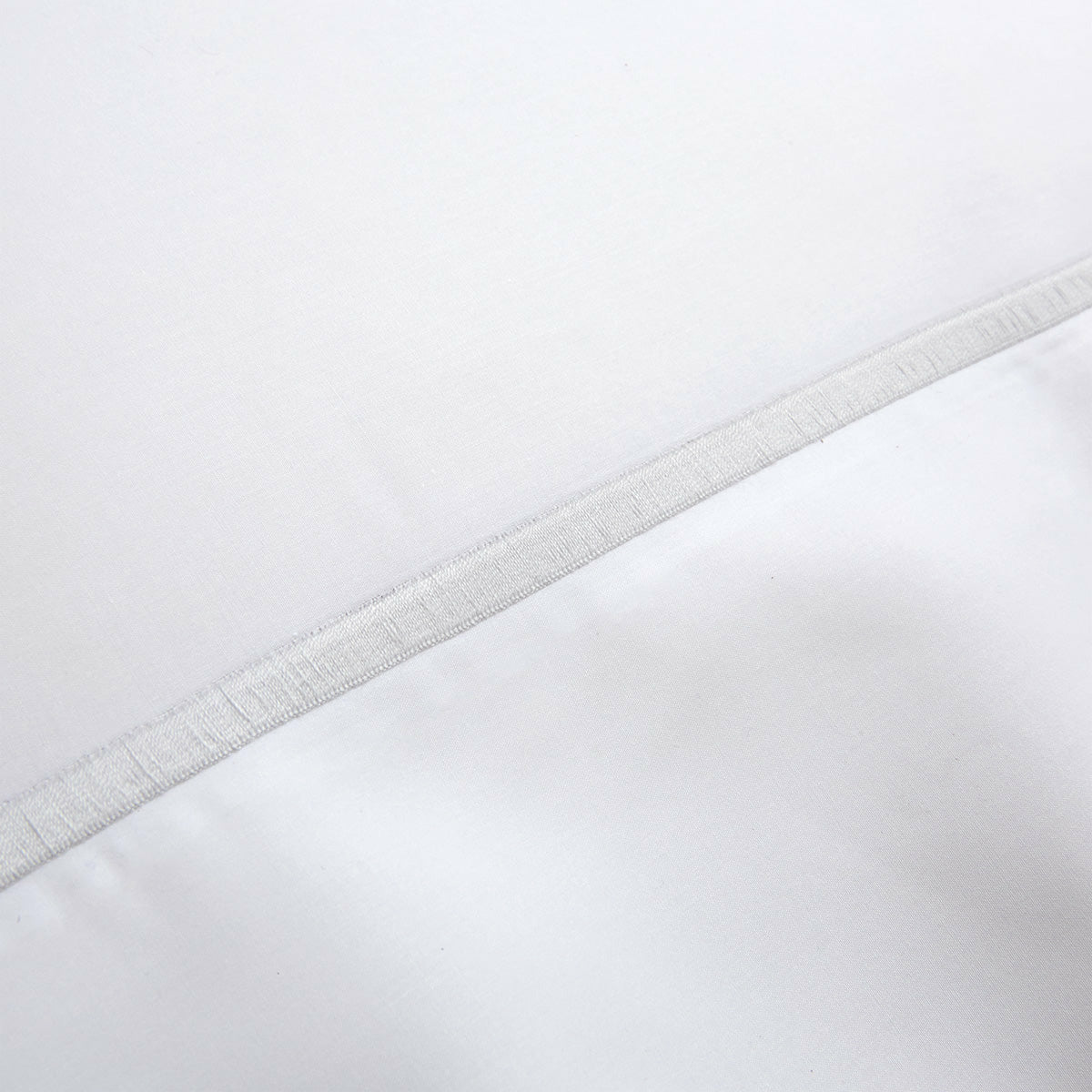 Yves Delorme Athena Bedding Swatch Blanc Fine Linens