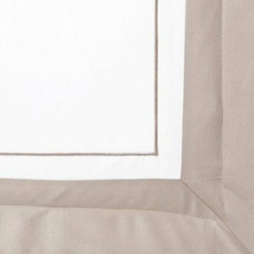 Yves Delorme Lutece Bedding Swatch Pierre (Stone) Fine Linens