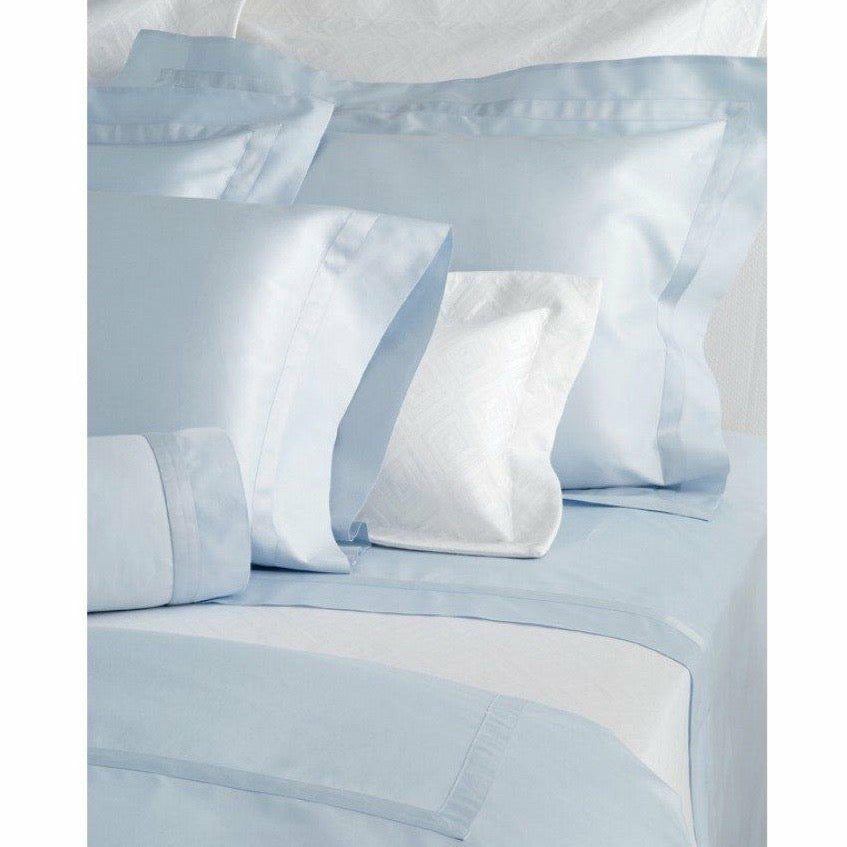 Matouk Nocturne Bedding Collection Lifestyle2 Blue Fine Linens