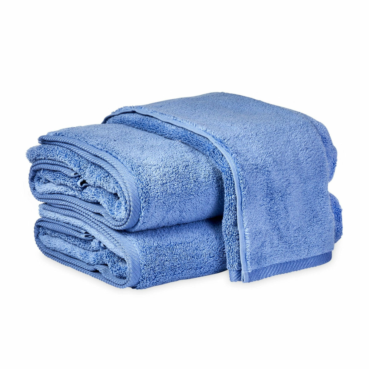 Matouk Milagro Bath Towels Periwinkle Fine Linens