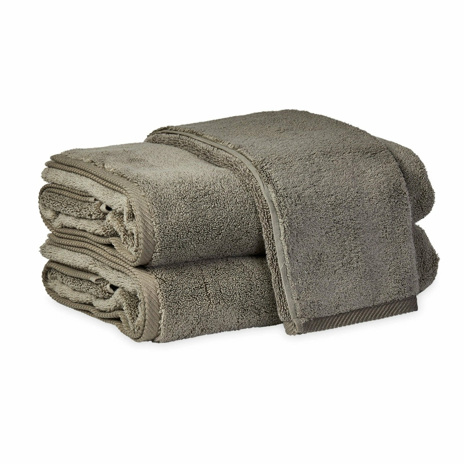 Matouk Milagro Bath Towels Steel  Fine Linens