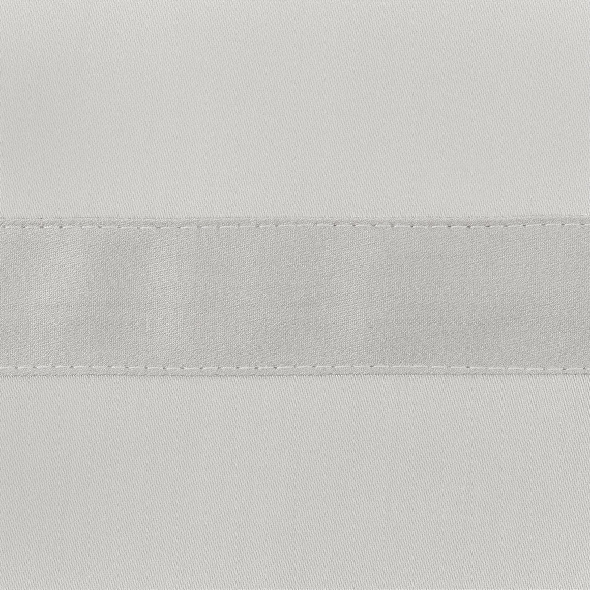 Matouk Nocturne Bedding Collection Swatch Silver Fine Linens
