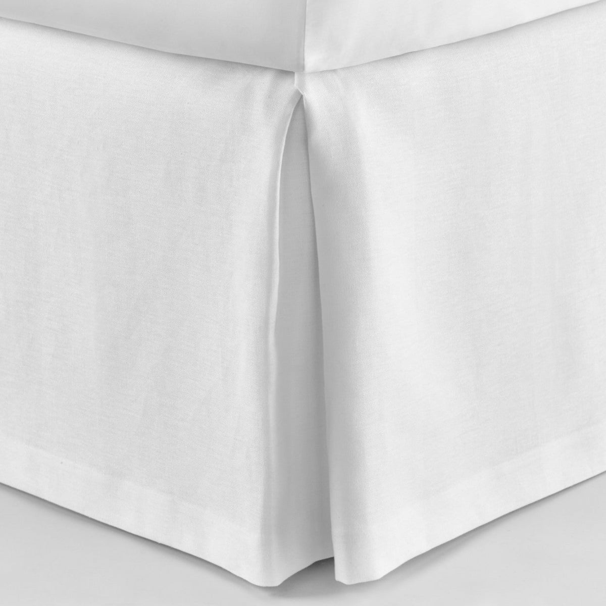 Peacock Alley Rio Bed Skirt White Fine Linens