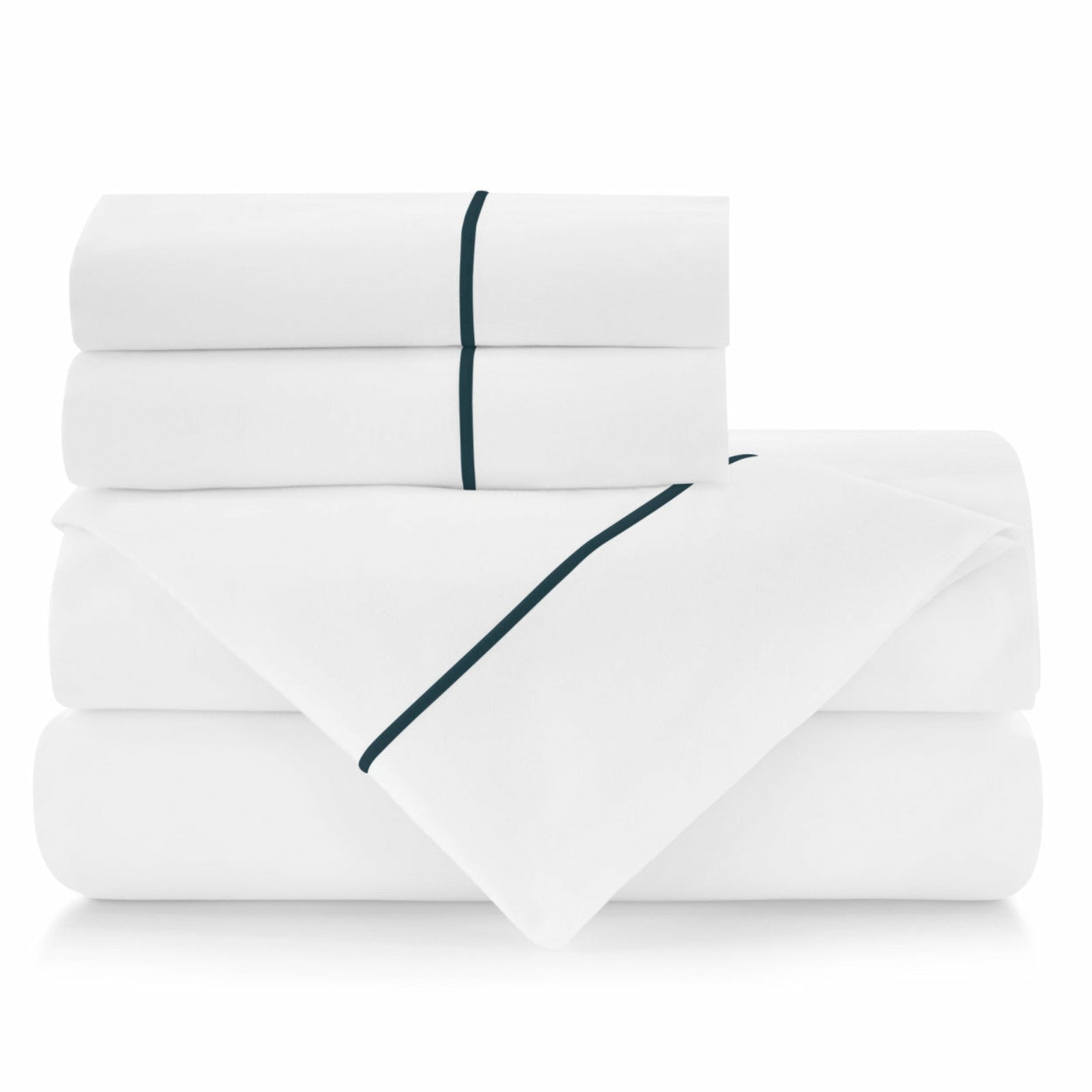 Peacock Alley Boutique Bedding Sheet Set Navy Fine Linens